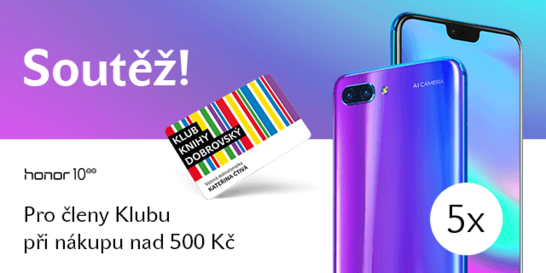 Soutěž o 5× luxusní smartphone Honor 10