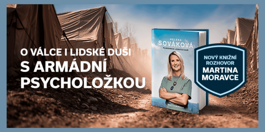 „Na můj povel, knihu do ruky!“ Martin Moravec vydává novinku. Poprvé vyzpovídal ženu - titulní obrázek