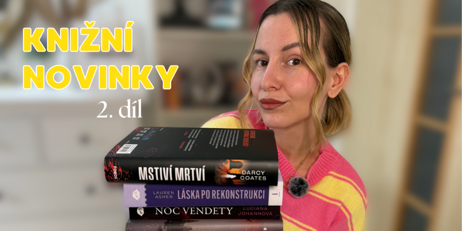 Představujeme vám sérii videí o knižních novinkách. A taky Alžbětu - titulní obrázek