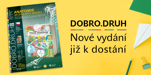 Nové číslo magazínu Dobro.druh s podtitulem Hurá do školy je tu! - titulní obrázek