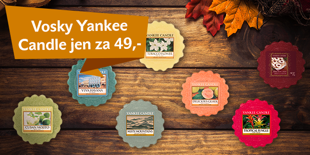 Užijte si voňavý podzim s vosky Yankee Candle jen za 49 Kč - titulní obrázek