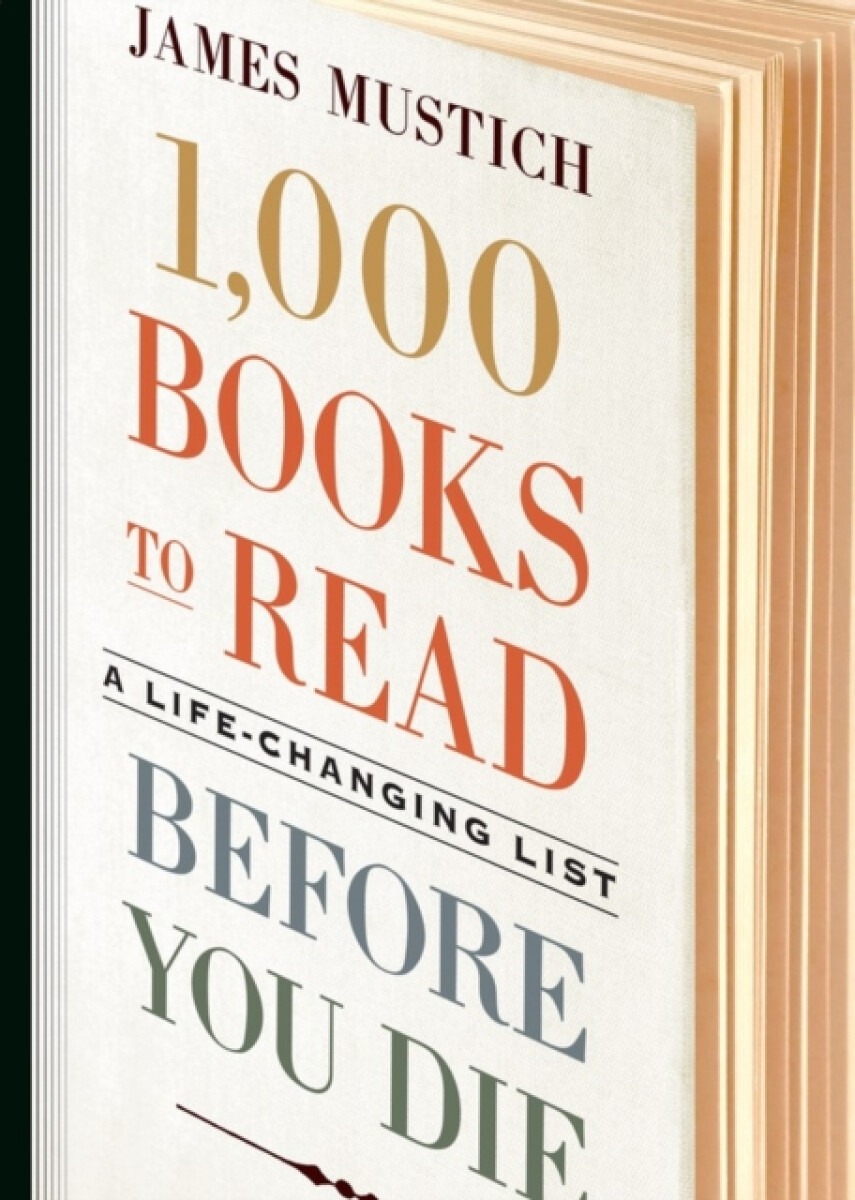 Kniha 1,000 Books to Read Before You Die