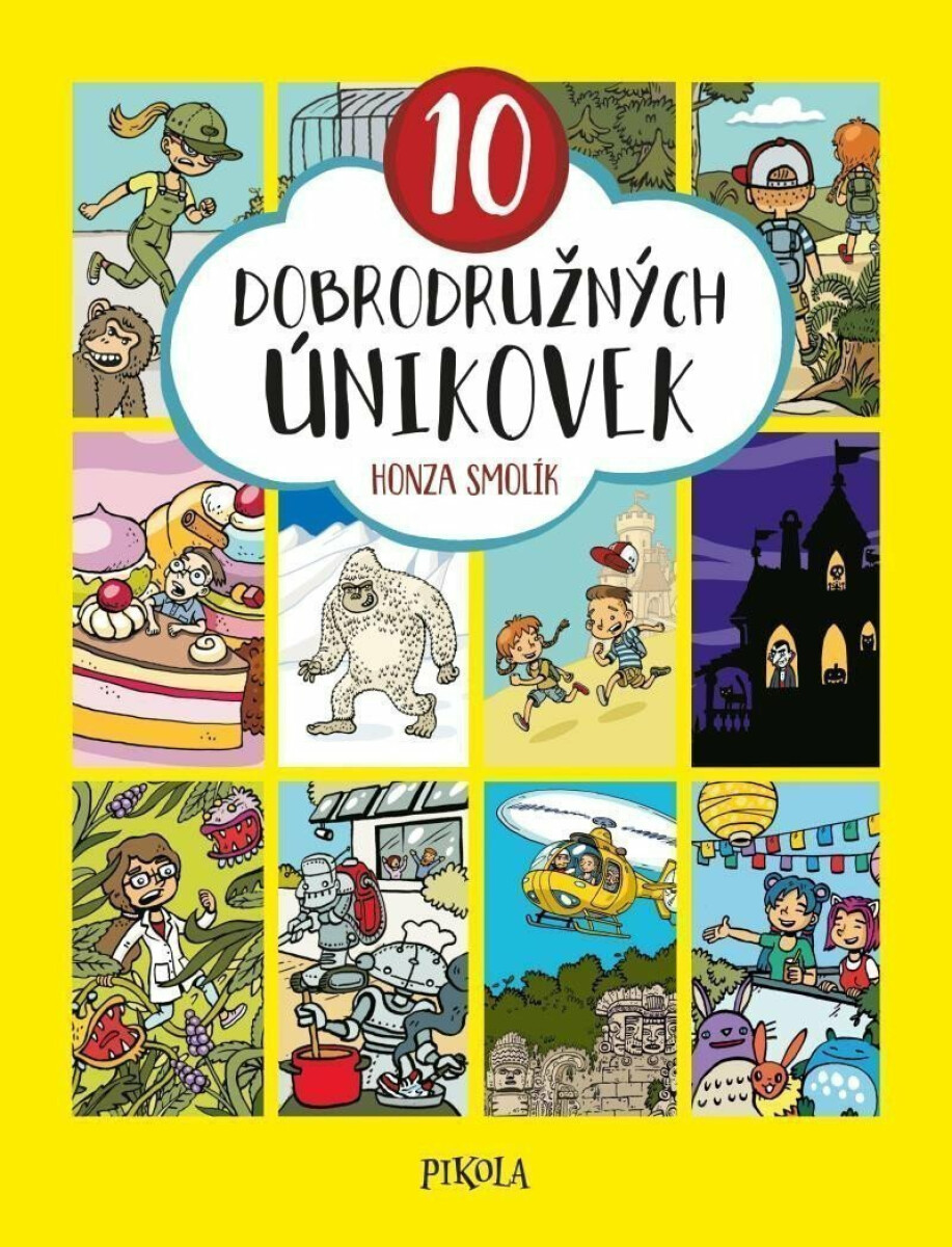 Kniha 10 dobrodružných únikovek