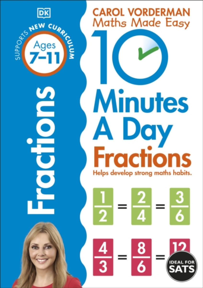 Kniha 10 Minutes A Day Fractions, Ages 7-11 (Key Stage 2)