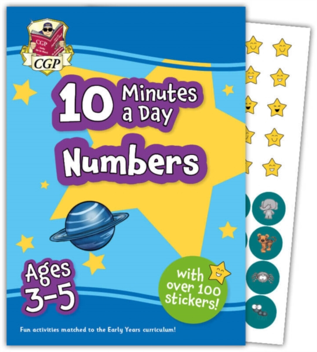 Kniha 10 Minutes a Day Numbers for Ages 3-5 (with reward stickers)