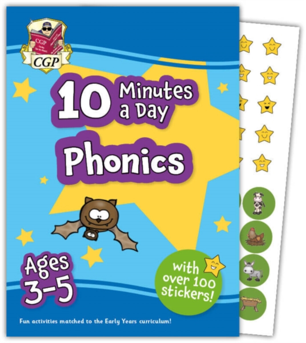 Kniha 10 Minutes a Day Phonics for Ages 3-5 (with reward stickers)