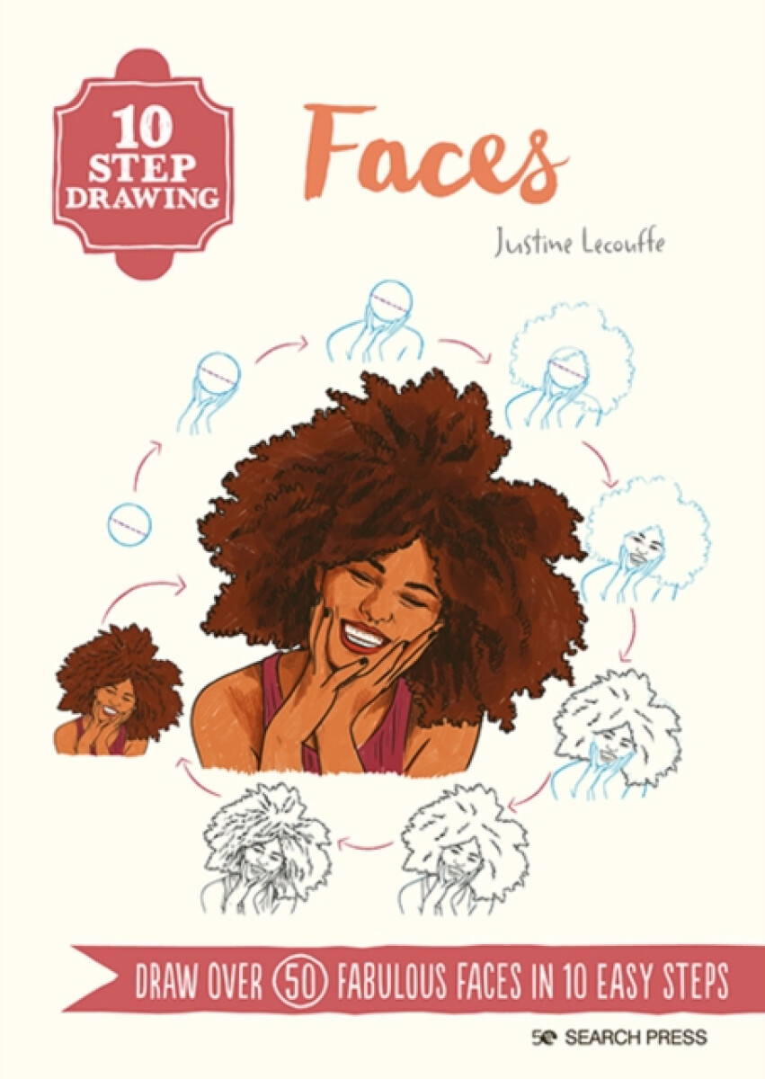 Kniha 10 Step Drawing: Faces