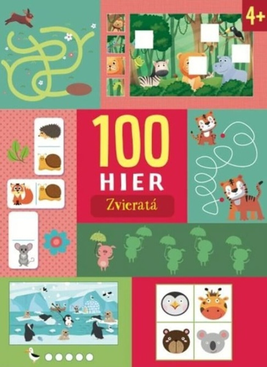 100 hier Zvieratá 4+