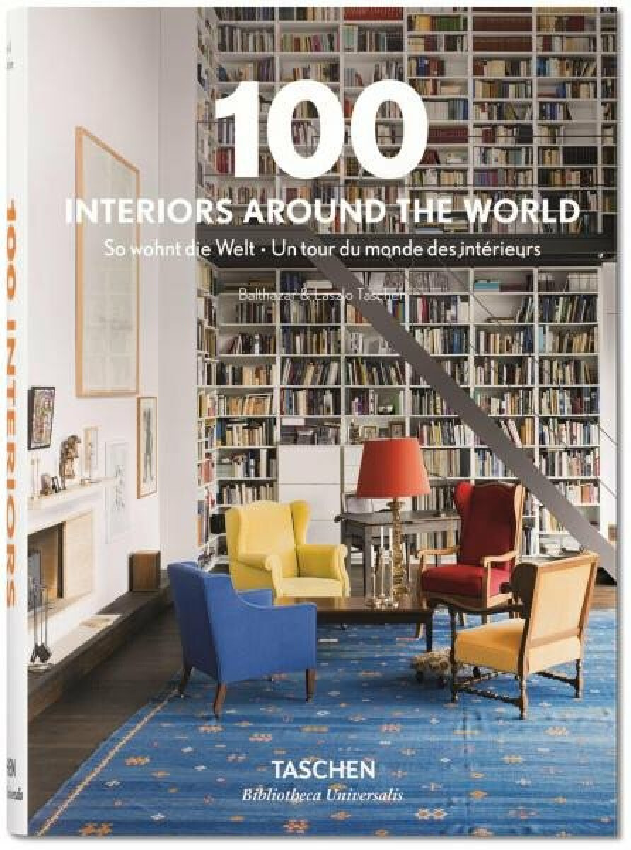 Kniha 100 Interiors Around the World
