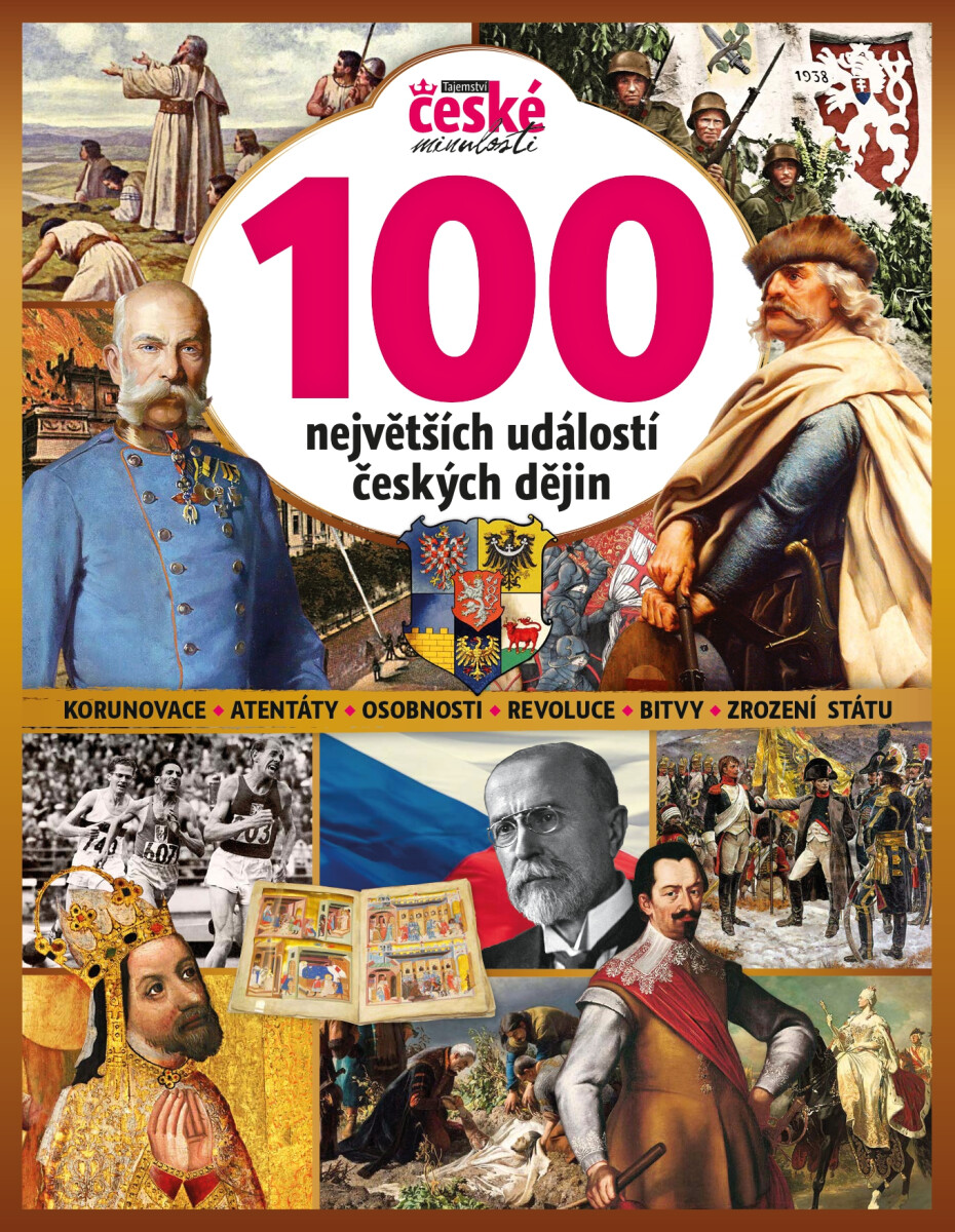 Kniha 100 největších událostí českých dějin