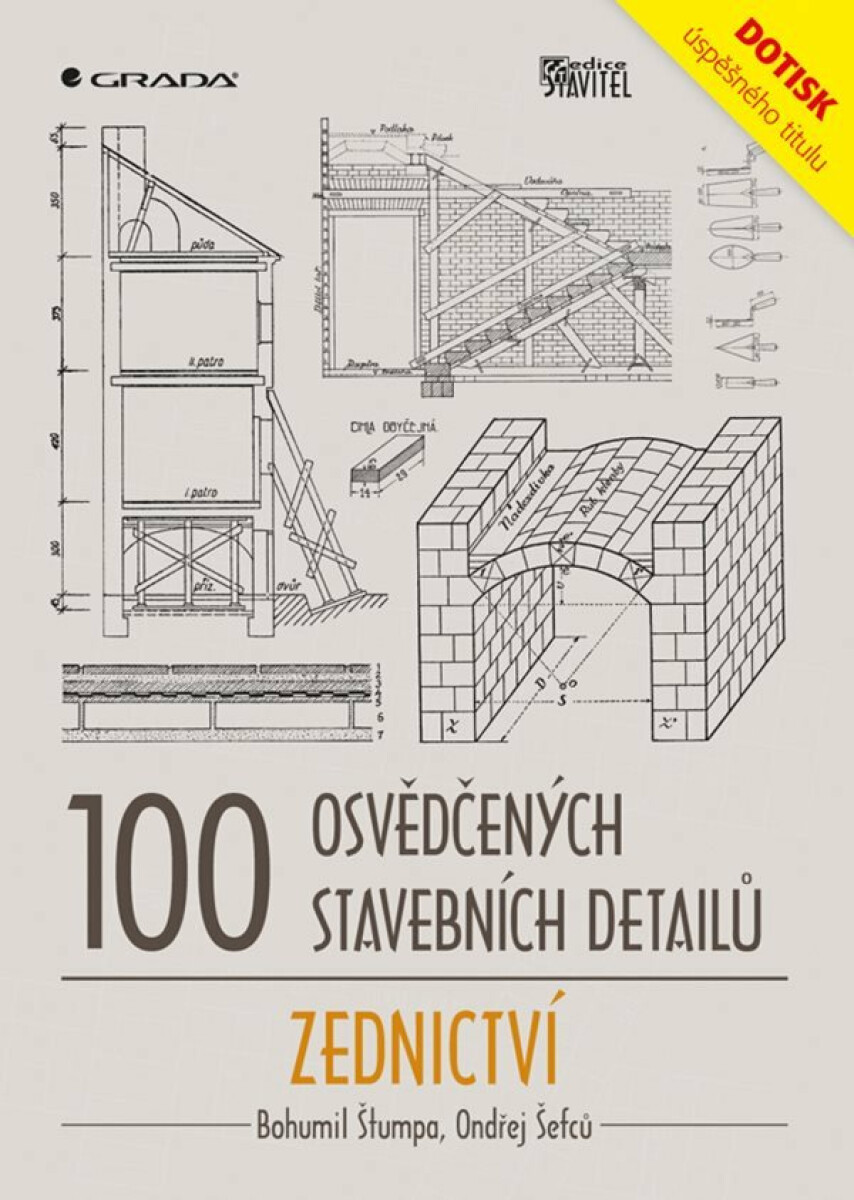 Kniha 100 osvědčených stavebních detailů - zednictví