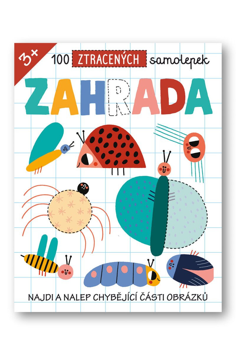 Kniha 100 ztracených samolepek Zahrada