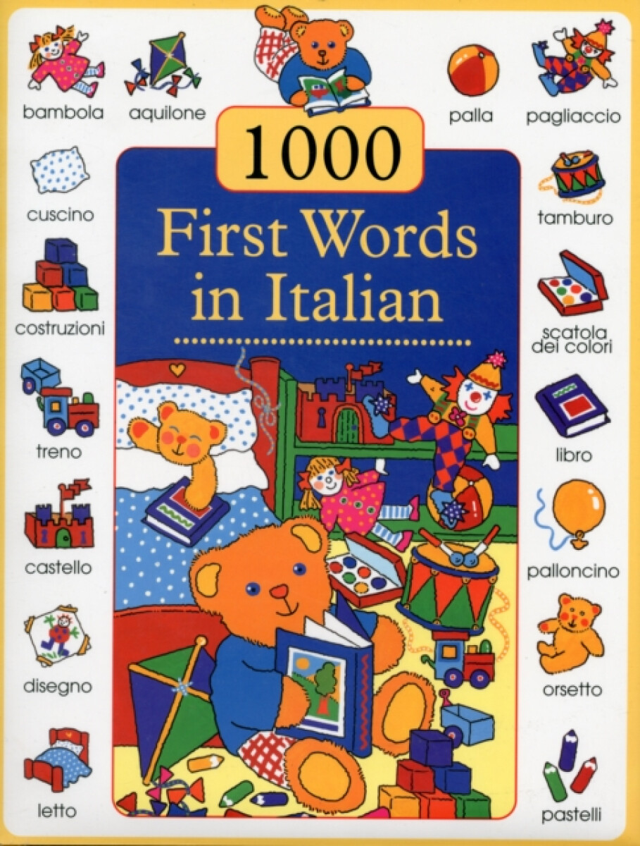 Kniha 1000 First Words in Italian