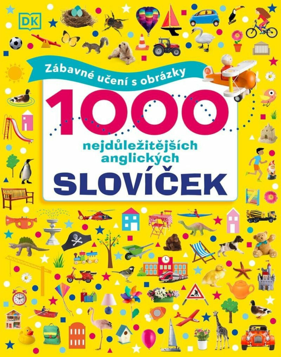 Kniha 1000 nejdůležitějších anglických slovíček - Zábavné učení s obrázky