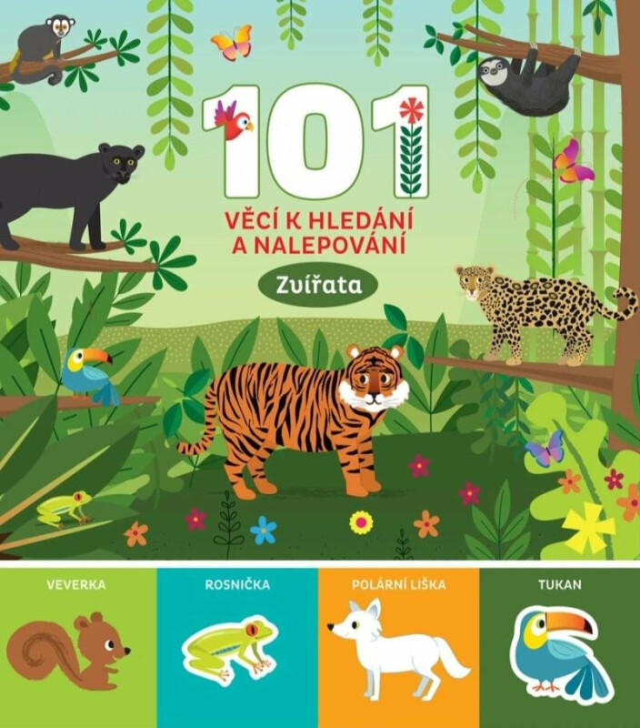 Kniha 101 věcí k hledání a nalepování