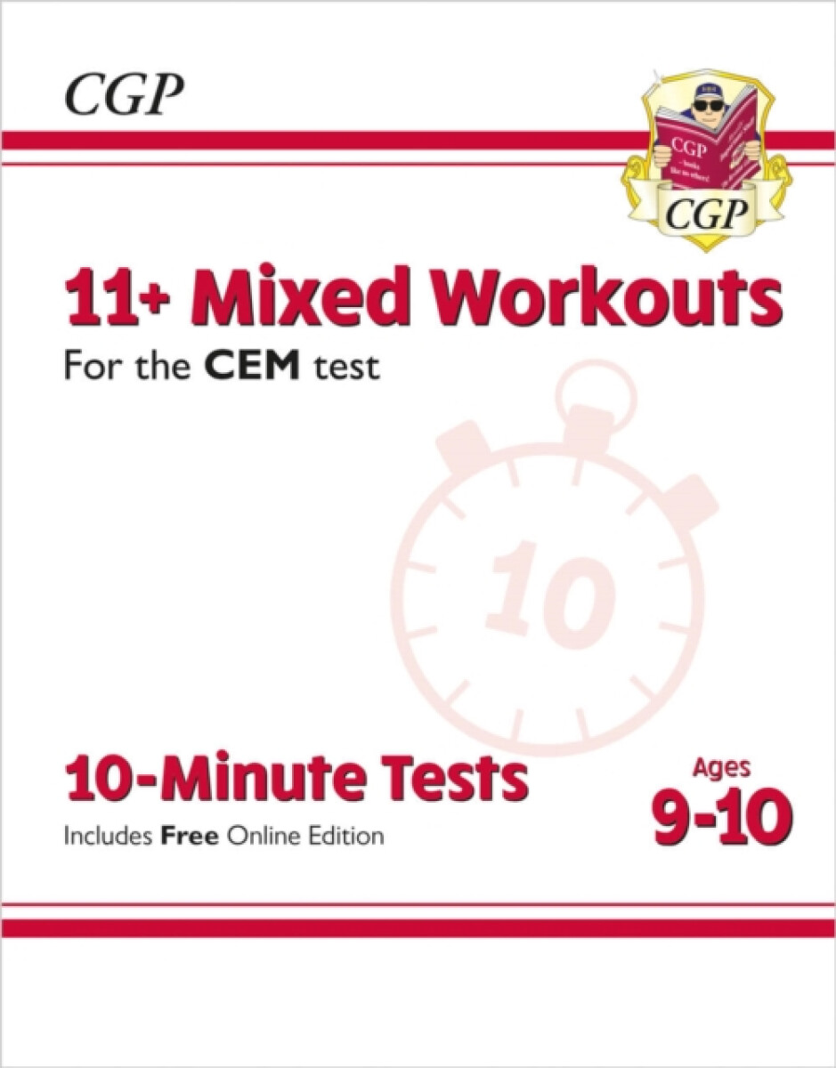 Kniha 11+ CEM 10-Minute Tests: Mixed Workouts - Ages 9-10 (with Online Edition)