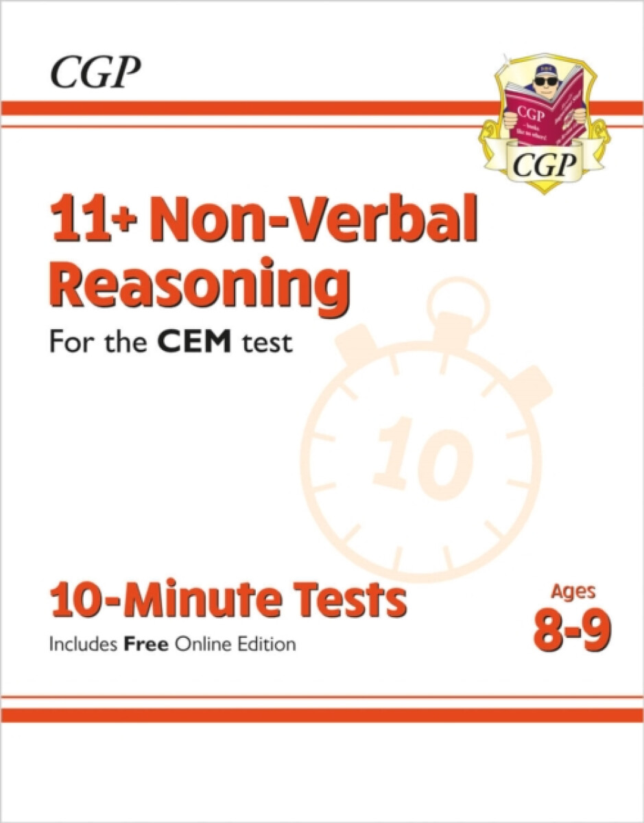 Kniha 11+ CEM 10-Minute Tests: Non-Verbal Reasoning - Ages 8-9 (with Online Edition)