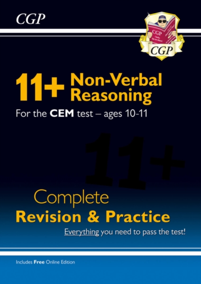 Kniha 11+ CEM Non-Verbal Reasoning Complete Revision and Practice - Ages 10-11 (with Online Edition)