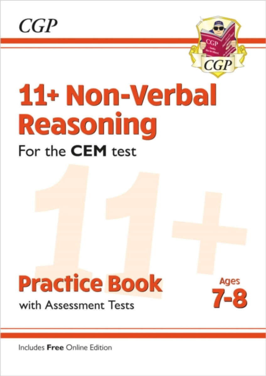 Kniha 11+ CEM Non-Verbal Reasoning Practice Book a Assessment Tests - Ages 7-8 (with Online Edition)