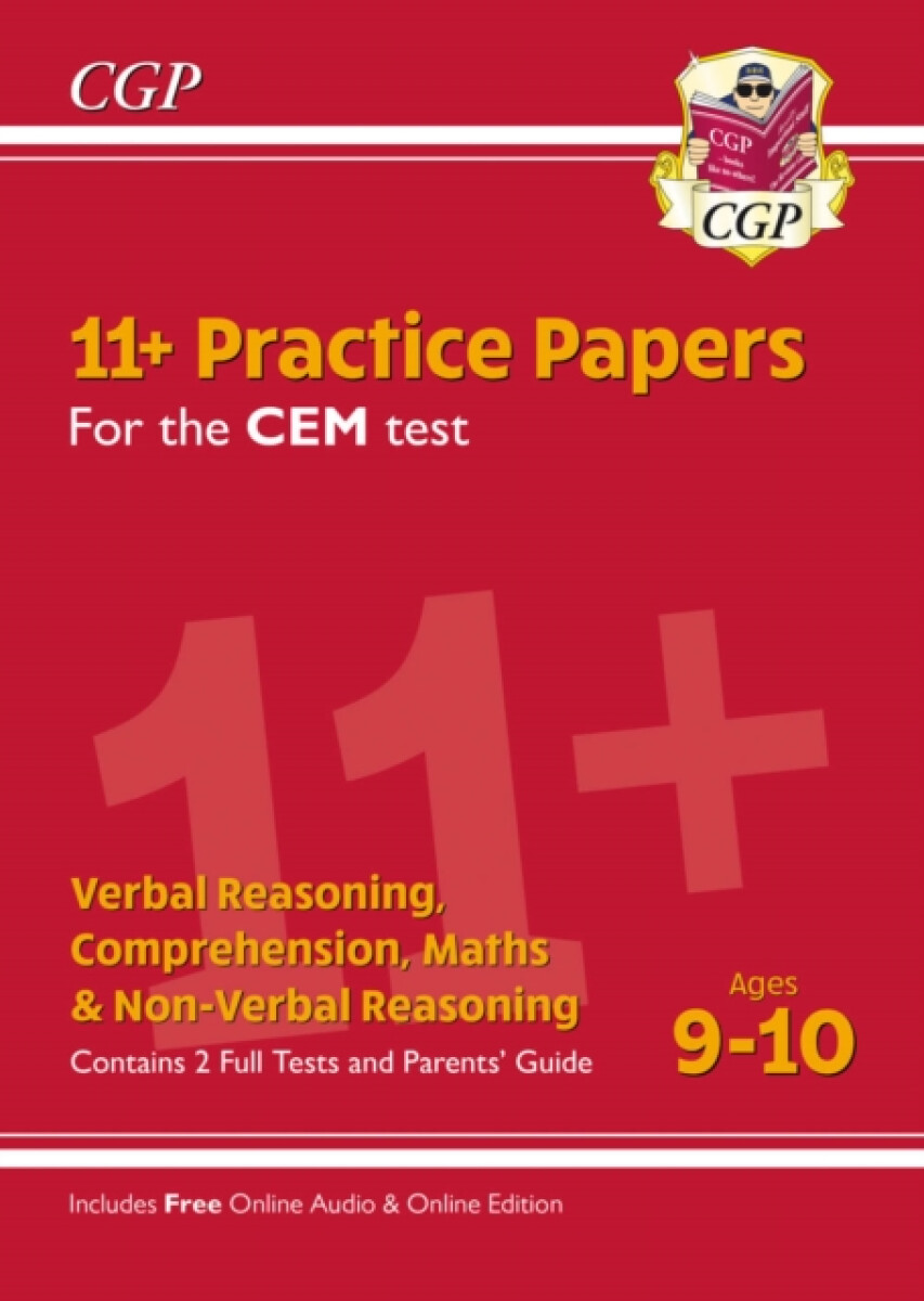 Kniha 11+ CEM Practice Papers - Ages 9-10 (with Parents' Guide a Online Edition)
