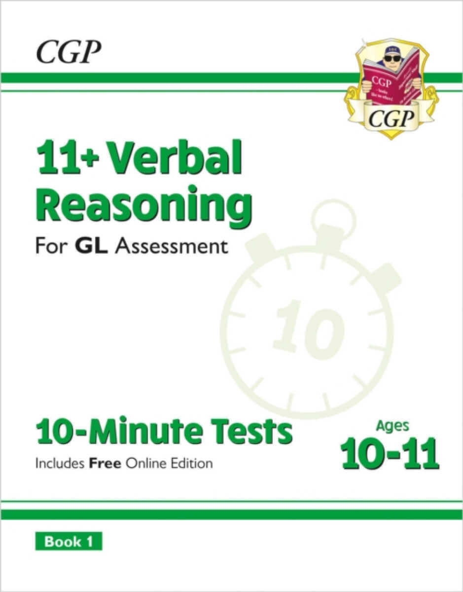 Kniha 11+ GL 10-Minute Tests: Verbal Reasoning - Ages 10-11 Book 1 (with Online Edition)