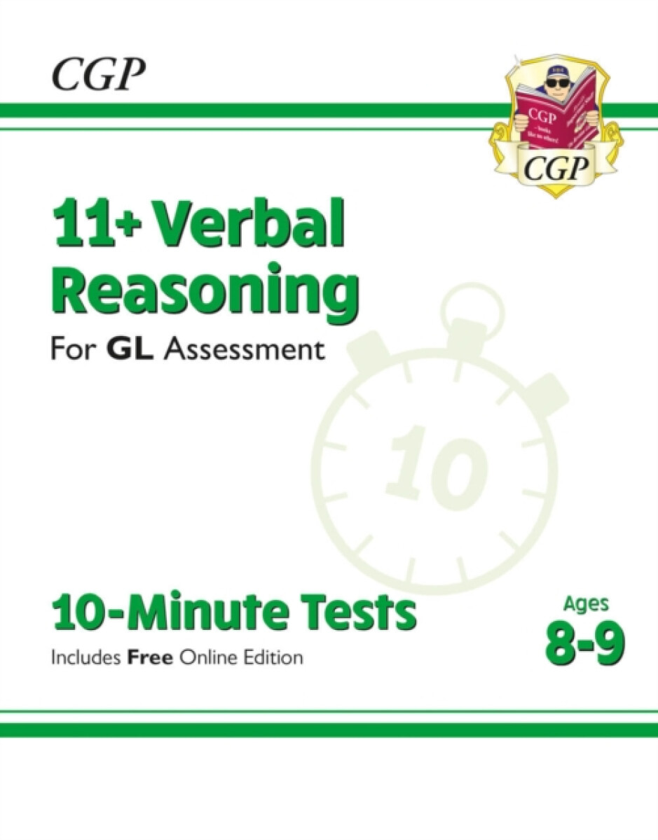 Kniha 11+ GL 10-Minute Tests: Verbal Reasoning - Ages 8-9 (with Online Edition)