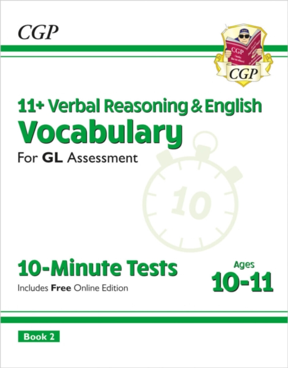 Kniha 11+ GL 10-Minute Tests: Vocabulary for Verbal Reasoning a English - Ages 10-11 Book 2 (with Onl. Ed)