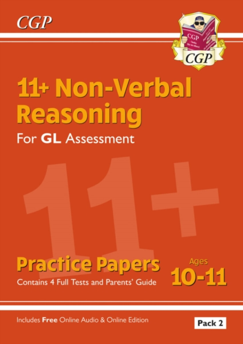 Kniha 11+ GL Non-Verbal Reasoning Practice Papers: Ages 10-11 Pack 2 (inc Parents' Guide a Online Ed)