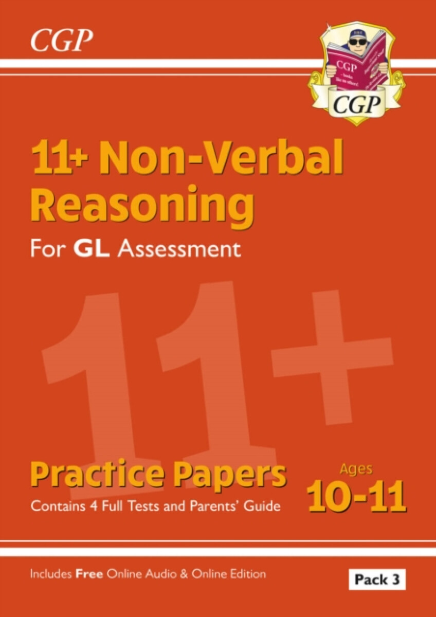 Kniha 11+ GL Non-Verbal Reasoning Practice Papers: Ages 10-11 Pack 3 (inc Parents' Guide a Online Edition)