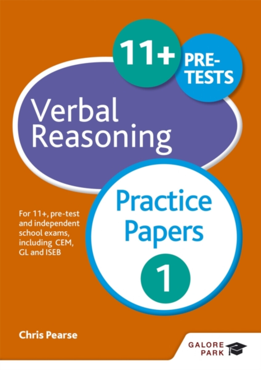 Kniha 11+ Verbal Reasoning Practice Papers 1
