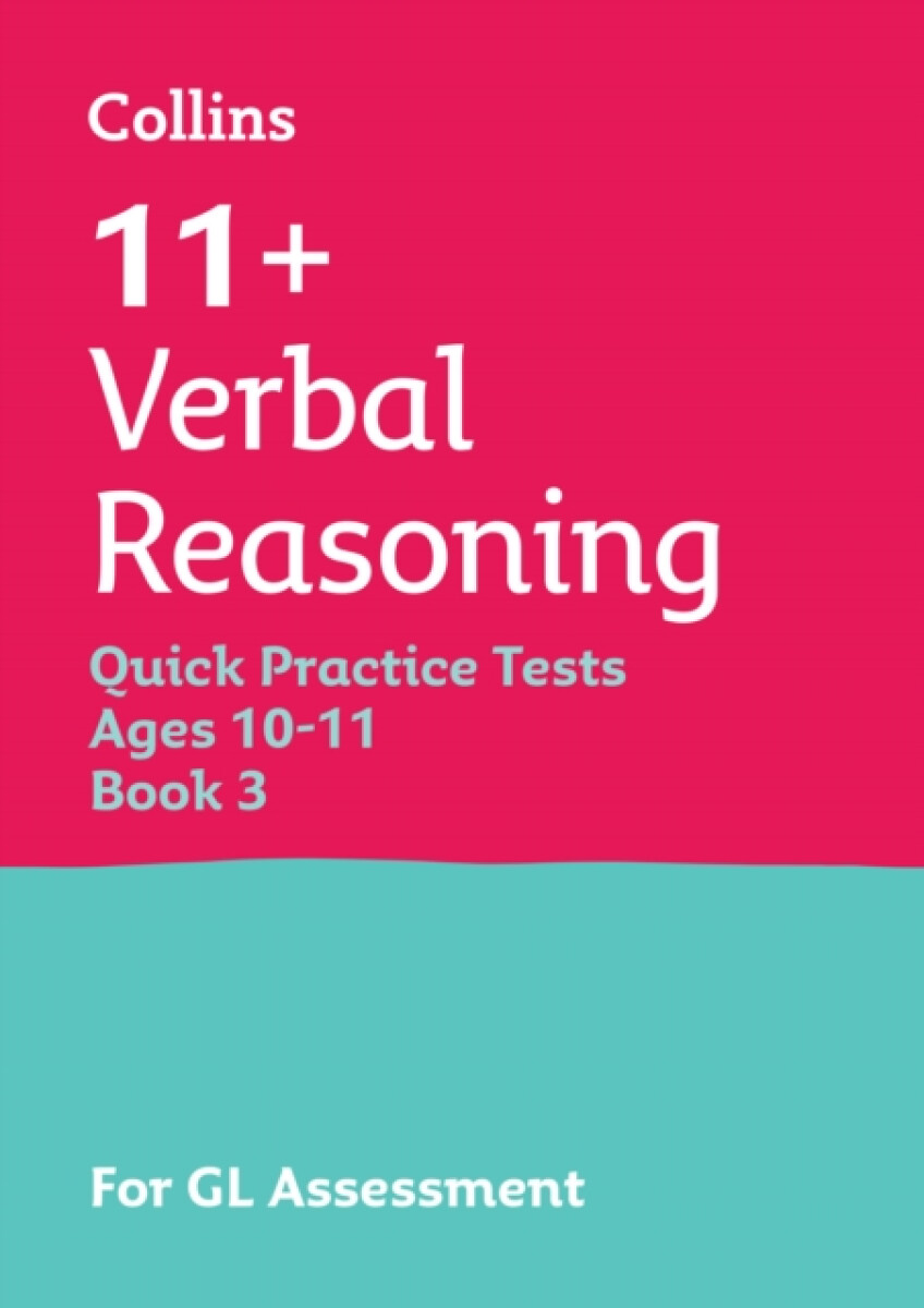 Kniha 11+ Verbal Reasoning Quick Practice Tests Age 10-11 (Year 6) Book 3