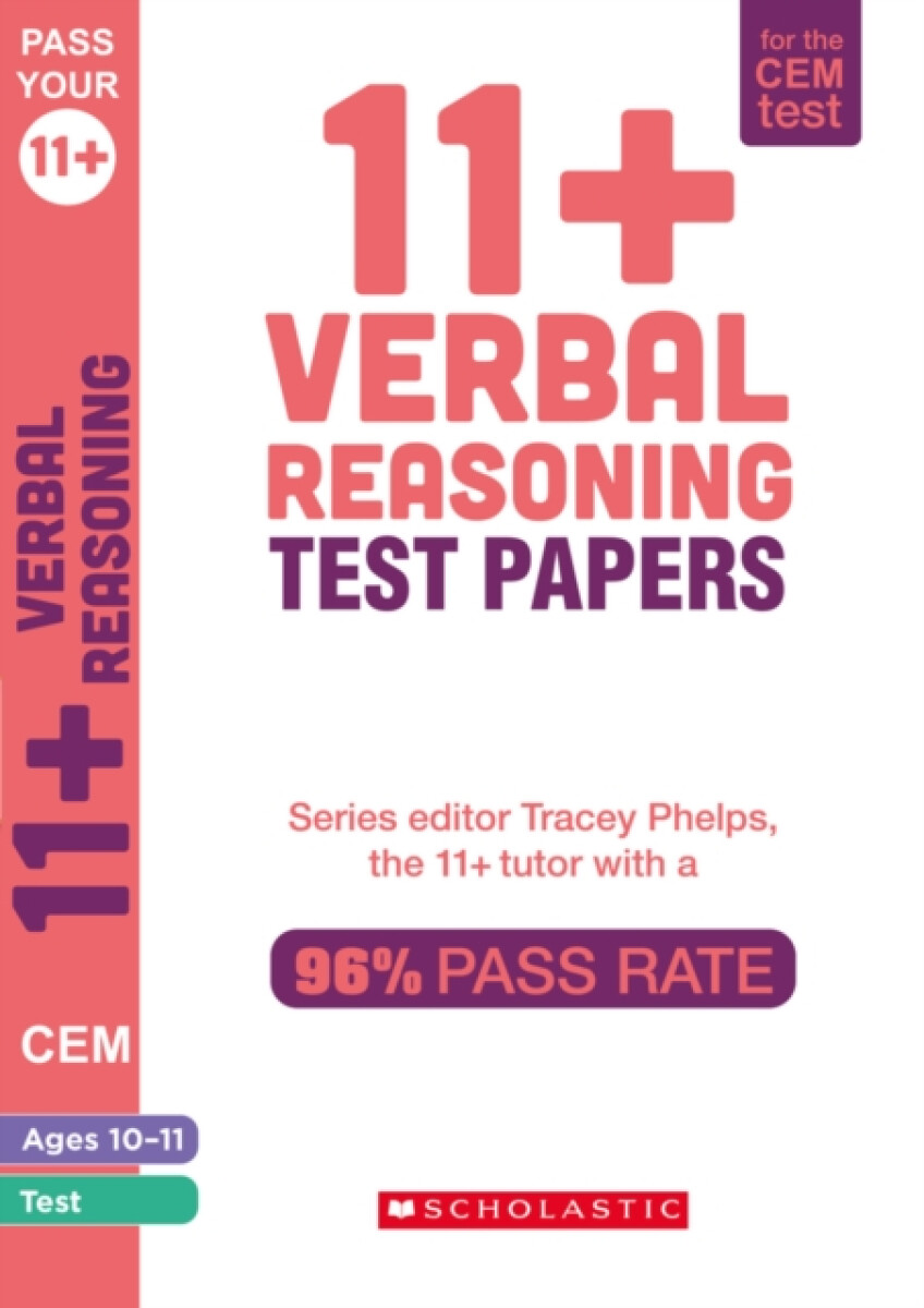 Kniha 11+ Verbal Reasoning Tests Ages 10-11