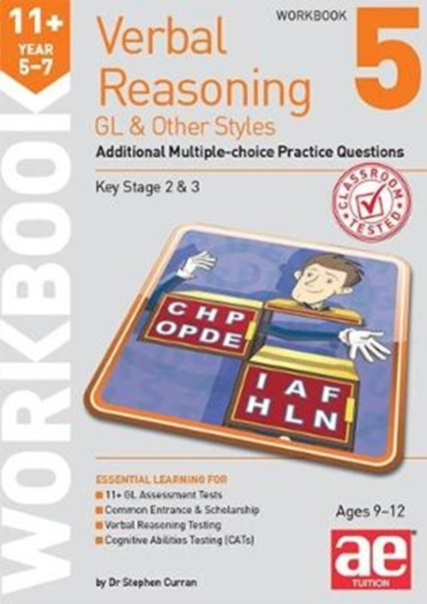 Kniha 11+ Verbal Reasoning Year 5-7 GL a Other Styles Workbook 5