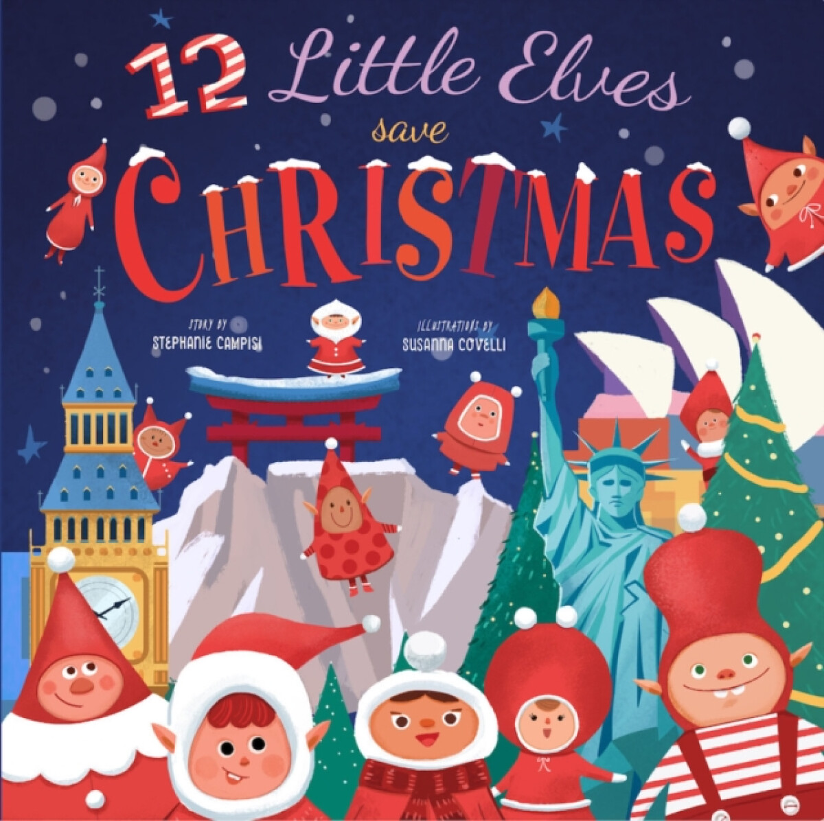 Kniha 12 Little Elves Save Christmas