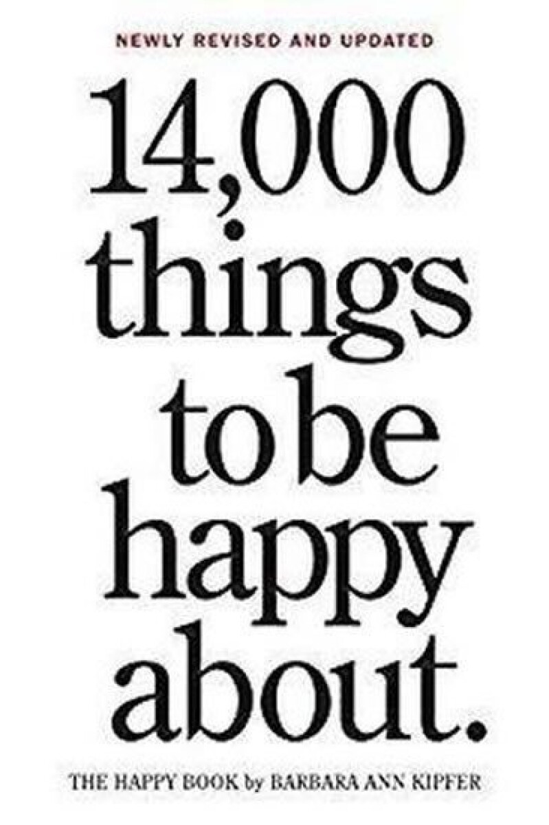 Kniha 14,000 Things to Be Happy About