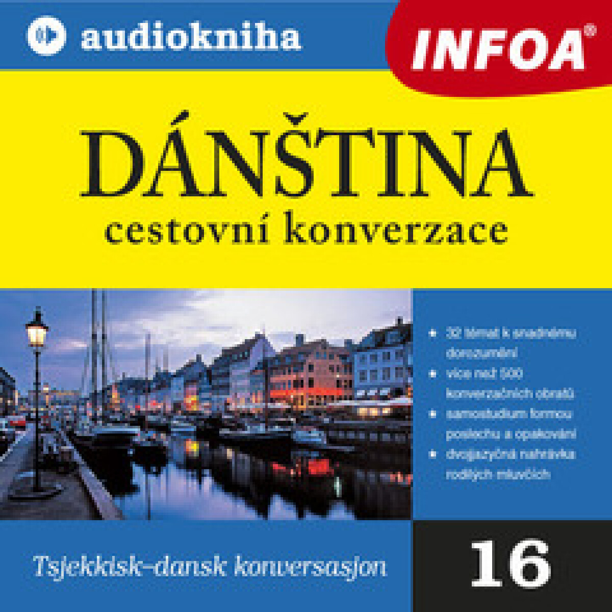 Levně 16. Dánština - cestovní konverzace - audiokniha