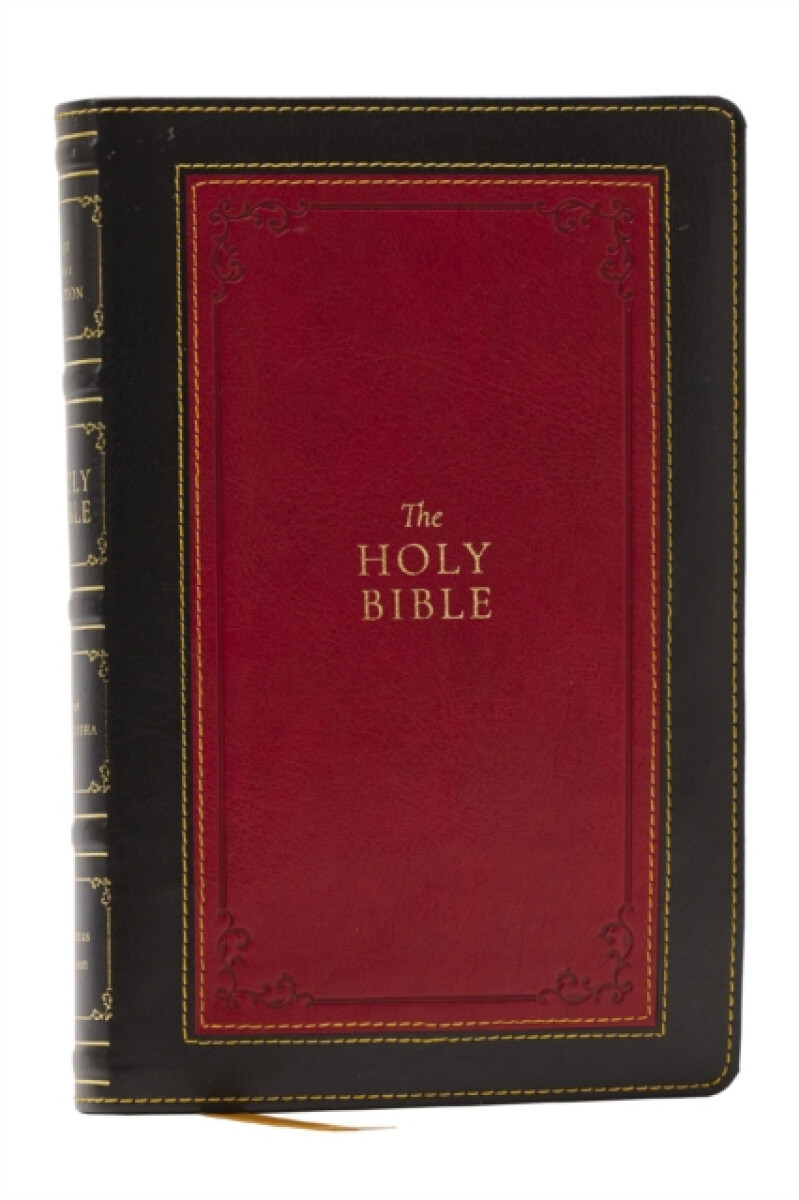 Kniha 1611 KJV with Apocrypha, Black Leathersoft