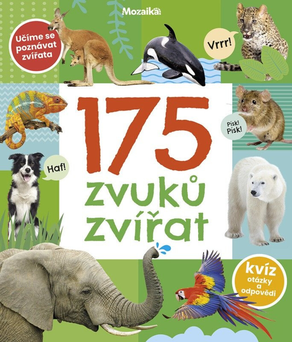 Kniha 175 zvuků zvířat