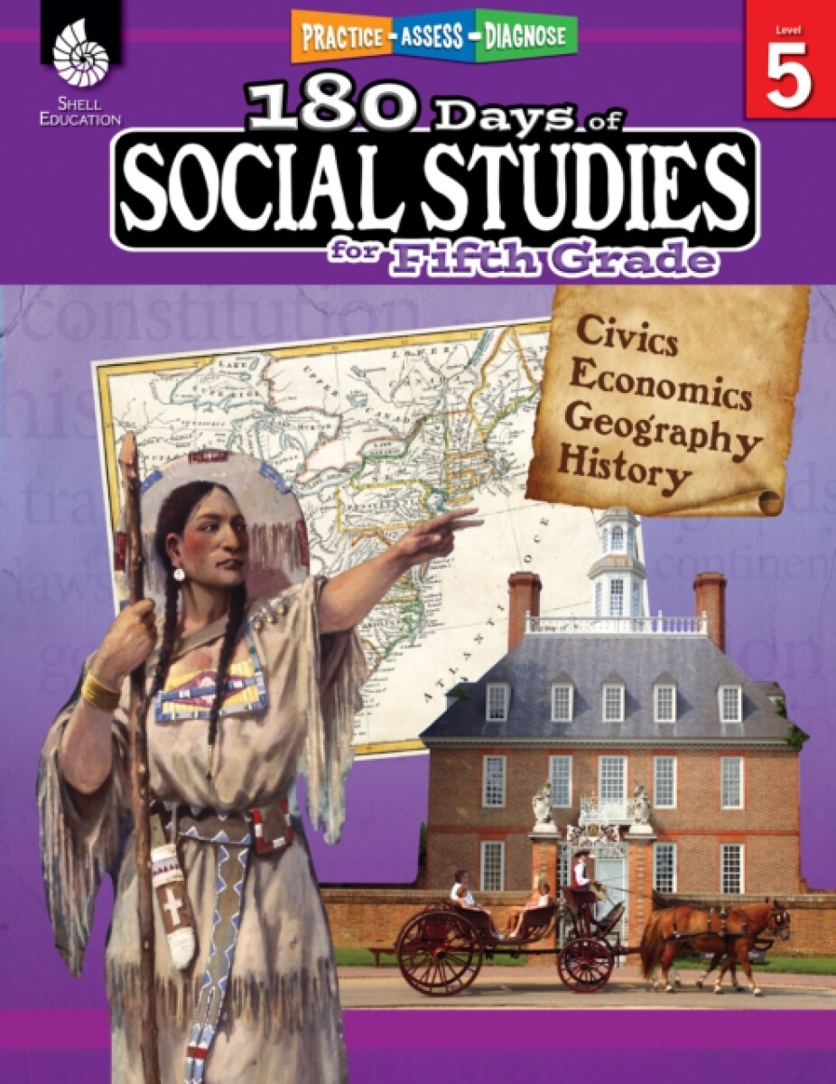 Kniha 180 Days™: Social Studies for Fifth Grade
