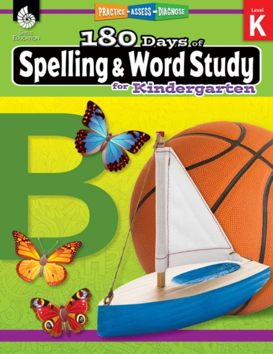Kniha 180 Days of Spelling and Word Study for Kindergarten