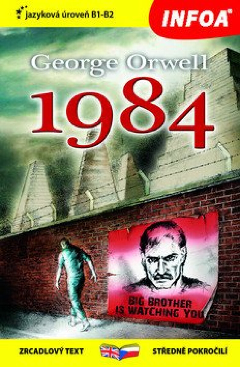 Kniha George Orwell 1984 (B1-B2)