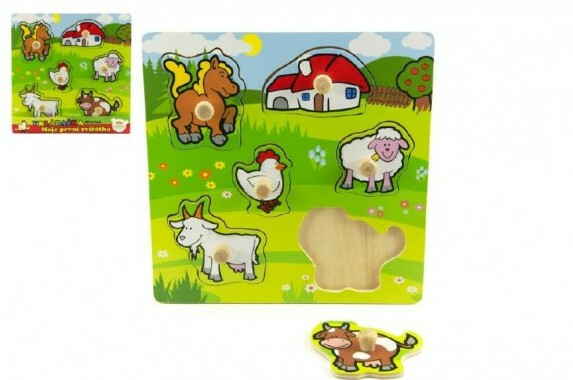 Moje první zvířátka - Vkládačka 6 ks