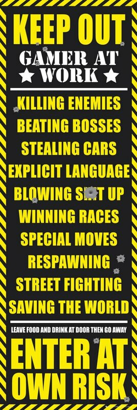 Plakát Gaming - keep out