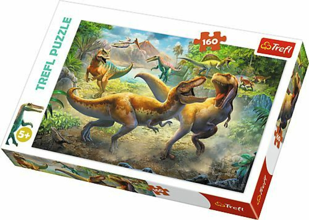 Trefl Puzzle Dinosauří souboj 160 dílků