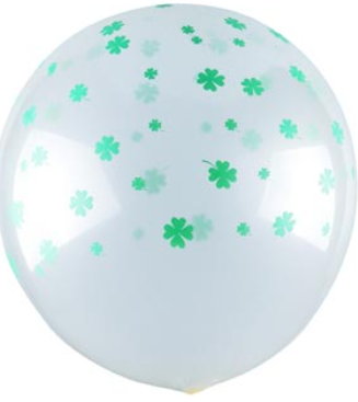 Balónek nafukovací 12ks sáček transparent potisk 30cm (obrázek 4)