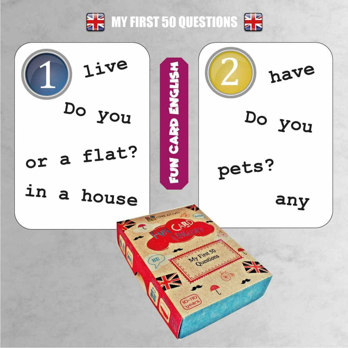 Fun Card English: My First 50 Question (obrázek 3)