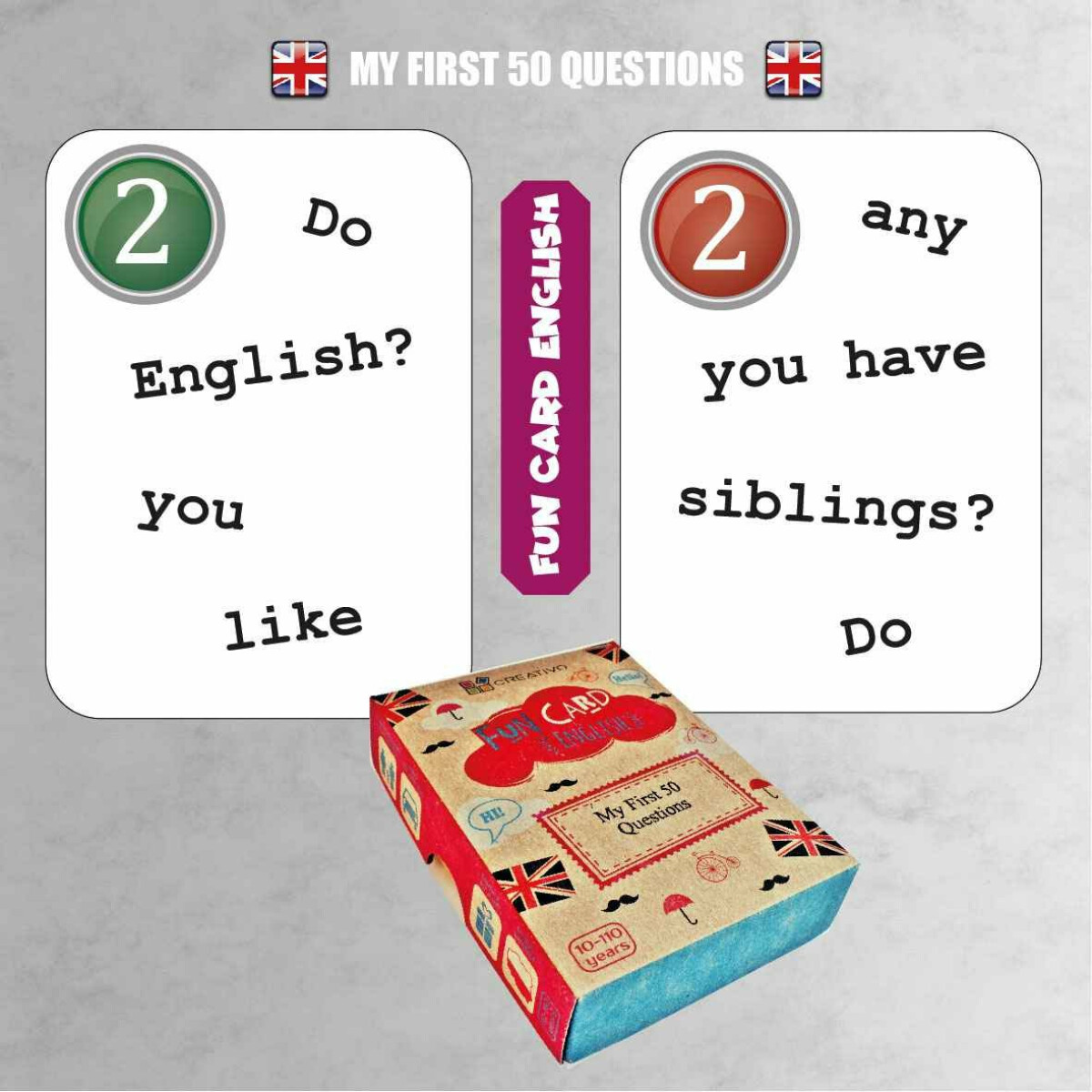 Fun Card English: My First 50 Question (obrázek 4)