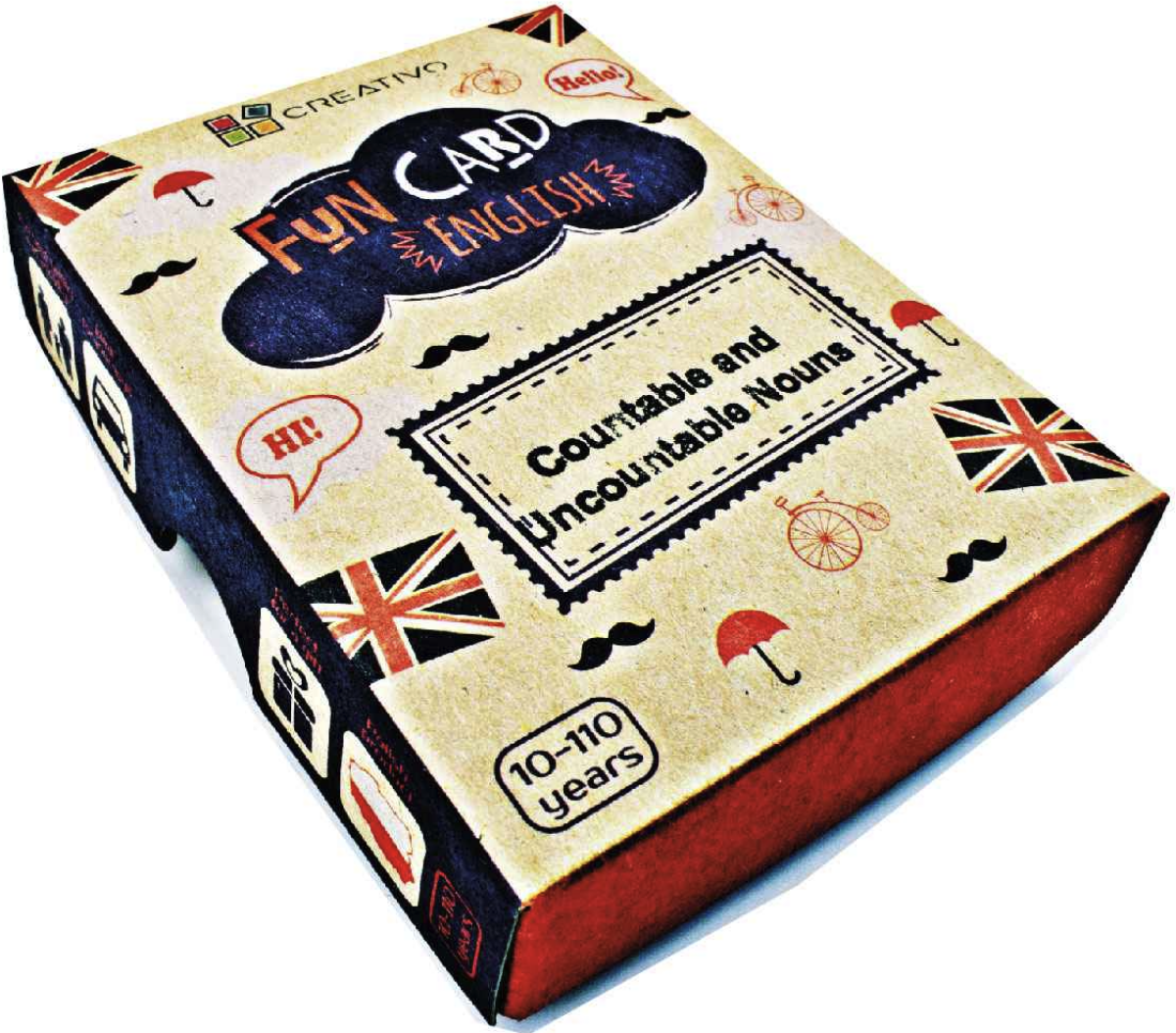 Fun Card English: Countable and Uncountable Nouns