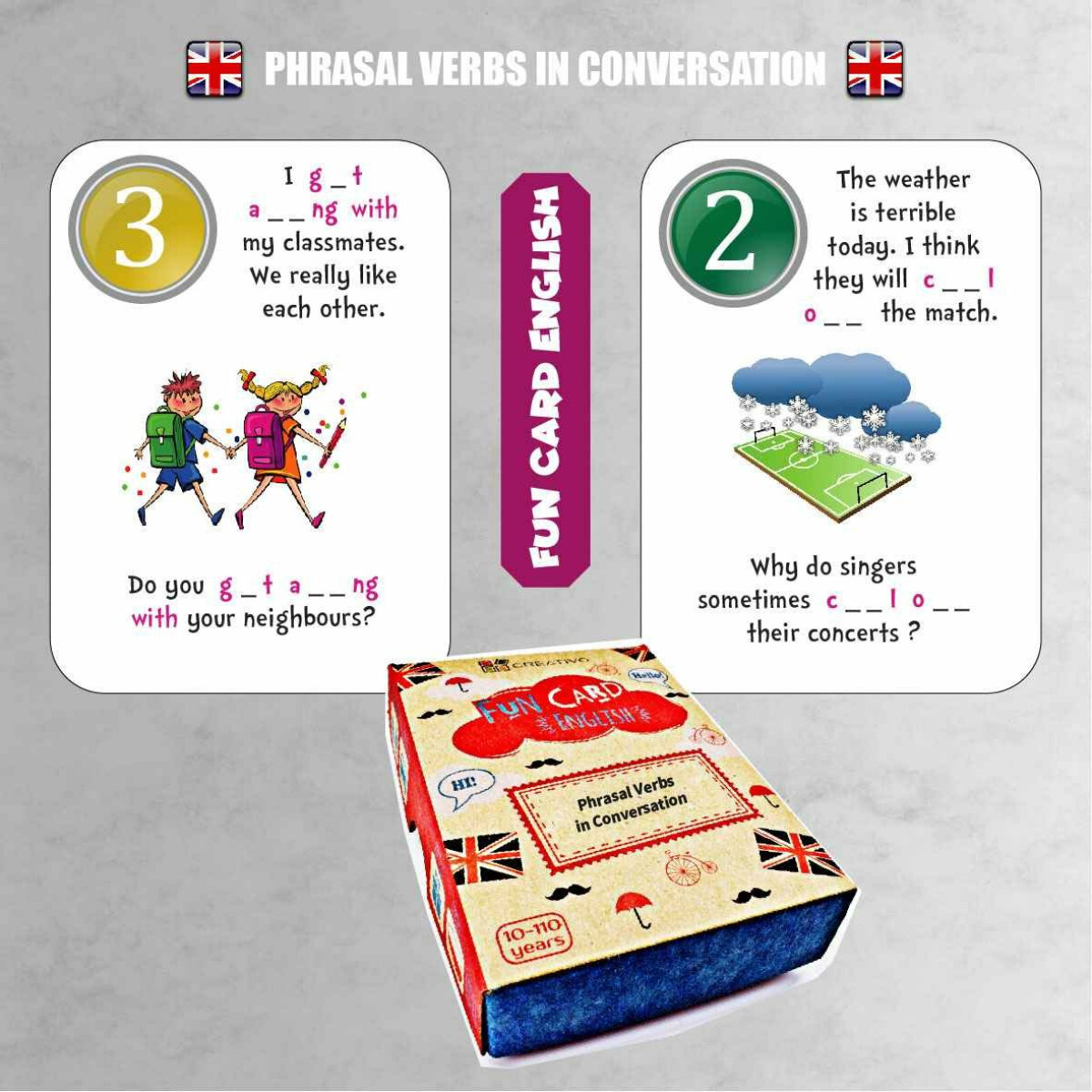Fun Card English: Phrasal Verbs in Conversation - Dwornik Pawel (obrázek 4)