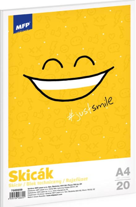 Skicák MFP A4/20 listů 170g (obrázek 4)
